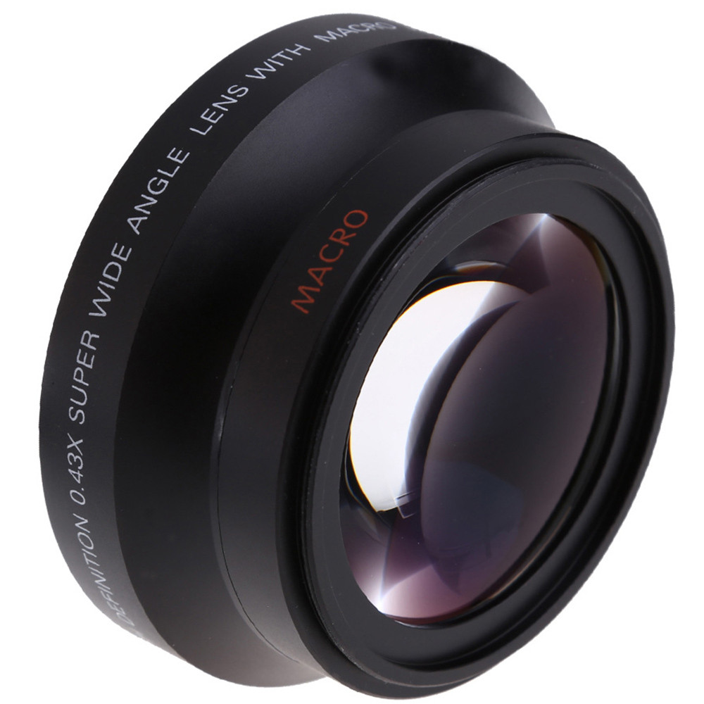 [Onlylover] Lente Grande Angular Digital De Alta Definição 0.45-SuPer De 67 Mm Com Óptica Macro Japonesa Para Lata