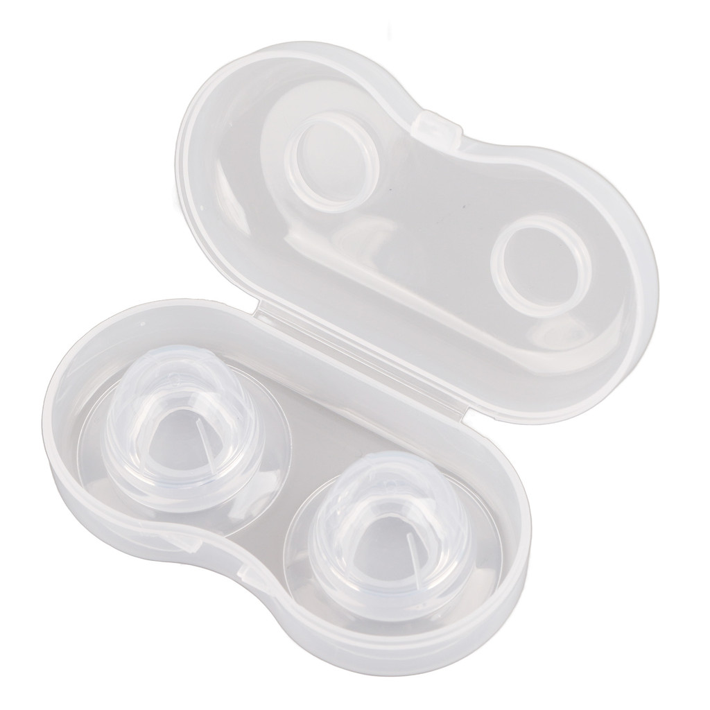 [PHO1] 2pcs Corretor De Mamilo Amamentação Ventosas De Silicone Transparentes Para Mulheres Grávidas