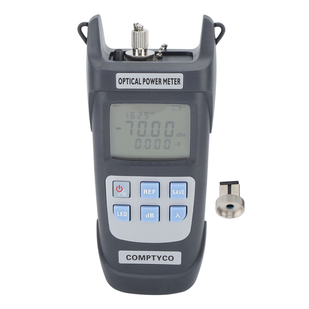 wohobr Medidor De Potência Óptica Testador De Atenuação De Fibra Com Lâmpada LED-70-10dbm 10 Comprimentos De Onda em Oferta na Shopee