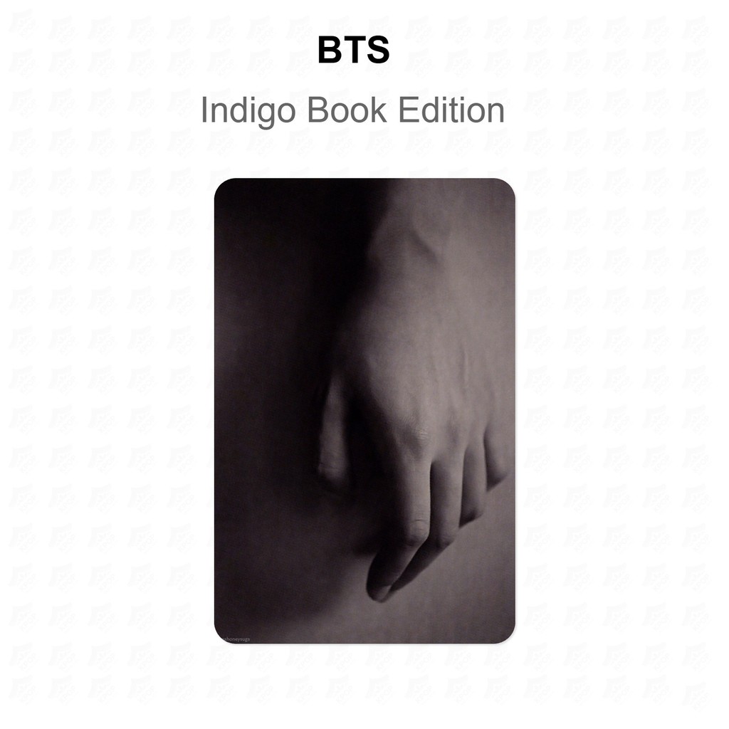 Cartão Fotografico Oficial BTS Indigo Livro Edição RM
