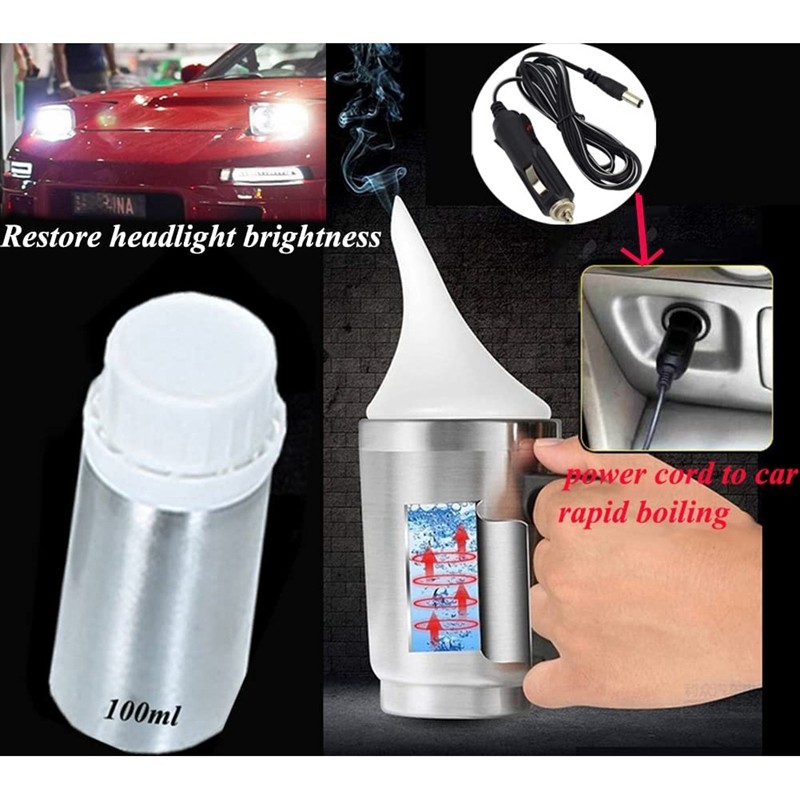 Agente Da Restauração Luz Fumigação Do Restaurador Renovação Farol Carro , Renovar O Polonês