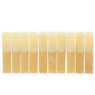 sicibr ammoon Pacote Com 10 Peças De Força 2.5 Palhetas De Bambu Para Saxofone Eb Alto Sax Acessórios