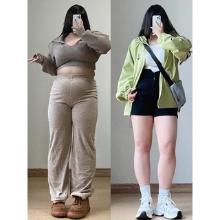 Preto cintura alta Denim Shorts feminino verão novo estilo tamanho grande gordura mm Design sentimento capa barriga esti