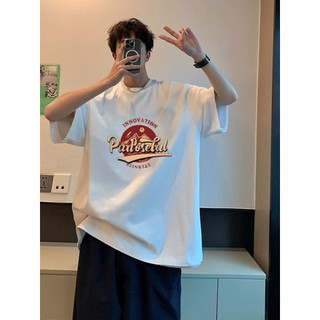 100% algodão camiseta masculina ins na moda All-Match estilo japonês Street Wear meia manga roupas superiores verão de m