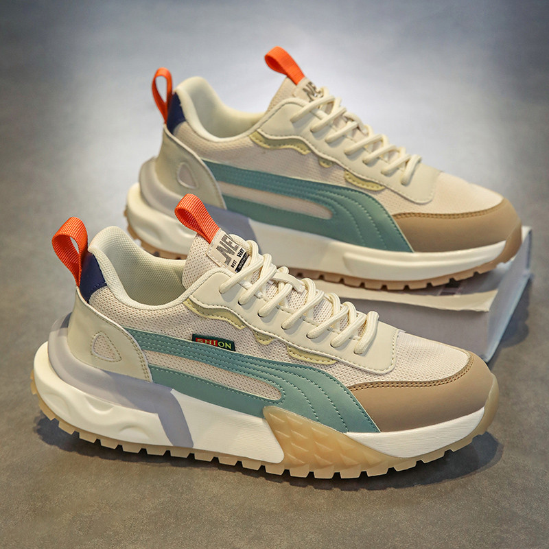 Forrest Gump Sapatos Masculinos Verão Respirável 2025 Novo Estilo All-Match Desodorante Malha Esportes Lazer Correndo Au em Oferta na Shopee