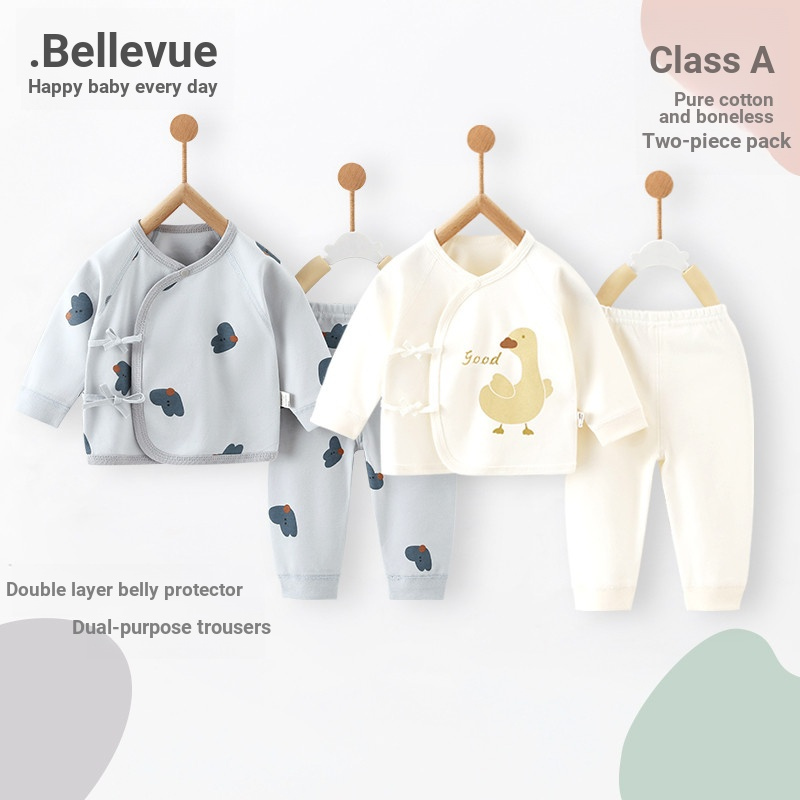 Belle roupas para bebês recém-nascidos, roupas de monge de algodão puro, roupa íntima para bebês recém-nascidos, terno d