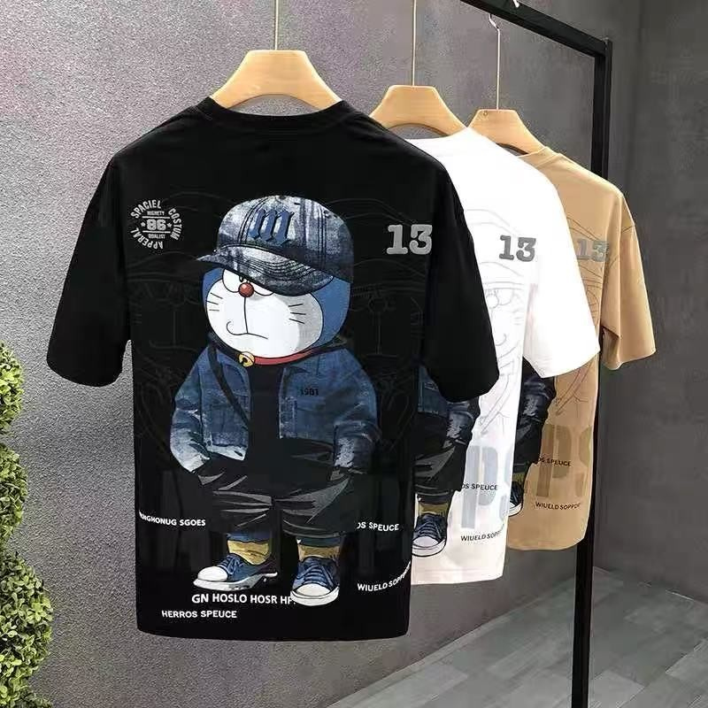 Armário de retirada de comércio exterior ~ camiseta de manga curta estampada de desenho animado para meninos roupa de ru