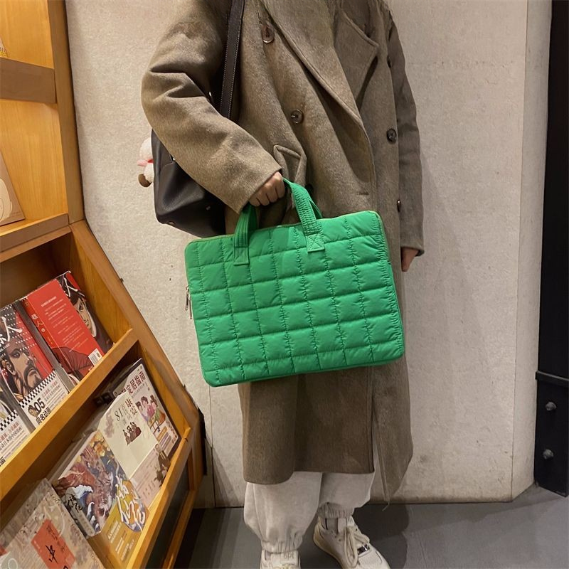 Bolsa para Laptop 53cm portátil simples feminina 2023 novo estilo adequado para Apple macbookair/pro13 Commuter à prova