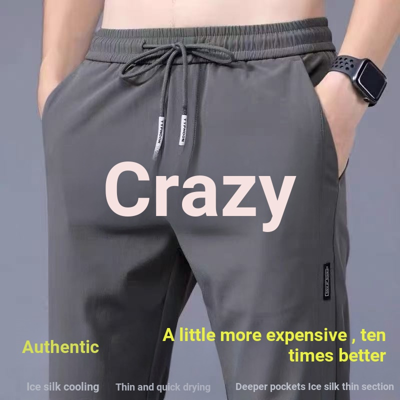 Macacão calças masculinas resistente ao desgaste local de trabalho Workwear esportes lazer trabalho verão gelo seda esti