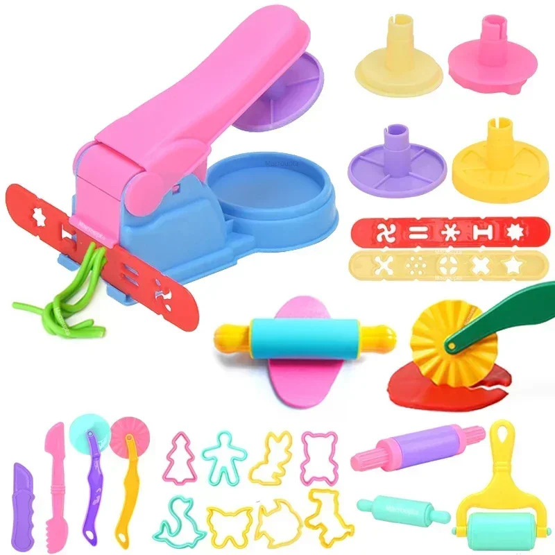 Molde De Plasticina 3D Criativo Kit De Ferramentas De Argila DIY , Brinquedos De Lodo E Mole , Aniversário De Brinquedo