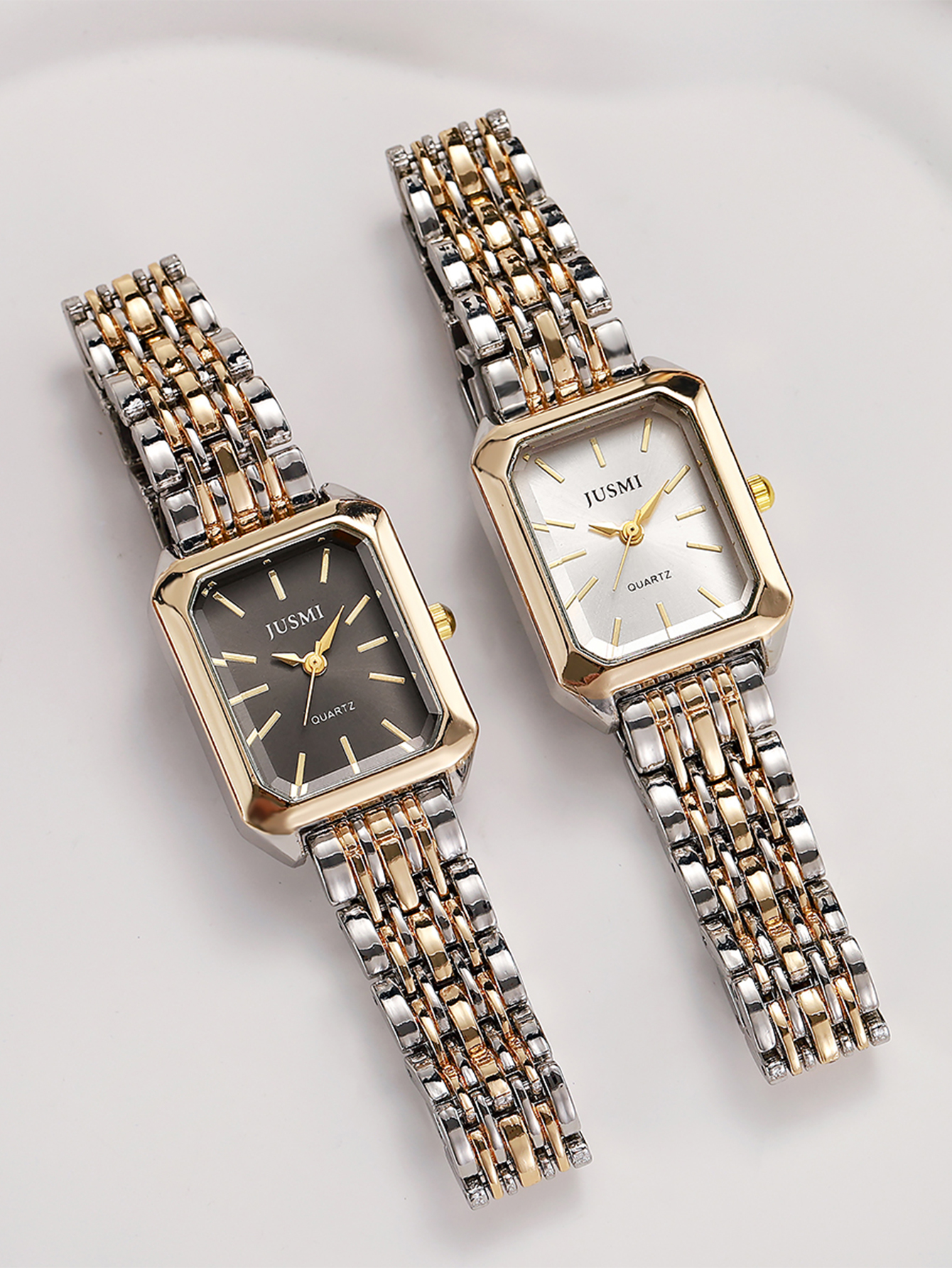 Relógios Femininos Chiques De Quartzo – Design Elegante De Tom Duplo Para Todas As Ocasiõe...