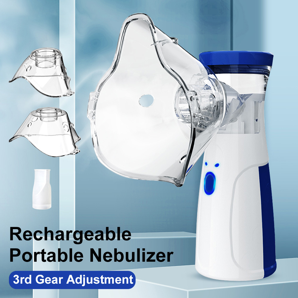 Máquina Portátil Nebulizadora Para Crianças Adultas Atomizador Inalador De Asma (Enviado S...