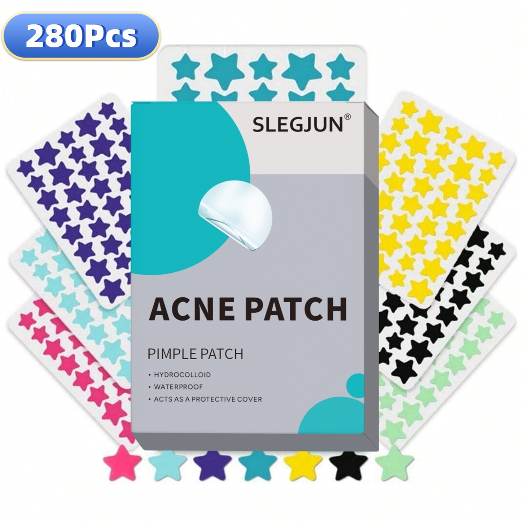 Tea Tree 1400 Unidades Hidrocolóide Estrela Espinha Remendos Capa Absorvente Bonito Cuidados Com A Pele Facial