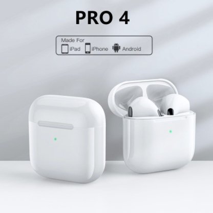 Pro 4 Fones De Ouvido Sem Fio Bluetooth TWS Mini Sports Deep Bass HiFi Som Estéreo Para Jogos Com Redução De Ruído Estáv