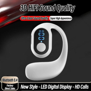 KY2 Fones De Ouvido De Orelha Única Bluetooth Sem Fio Touch-on-Ear Earbuds Business Sports Alta Qualidade Graves Profund