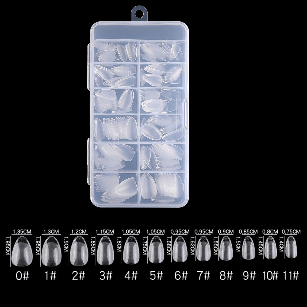 240 Pçs Dicas De Gel Macio Fosco Claro Acrílico Nai XXs Curto Unhas Falsas Para Extensão Nal Ferramentas Manicure Arte D