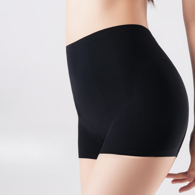 Novos Shorts Falsos de Quadril Respiráveis para o Verão com Almofadas Largas para Levantar o Quadril M-L Preto/ Pele.