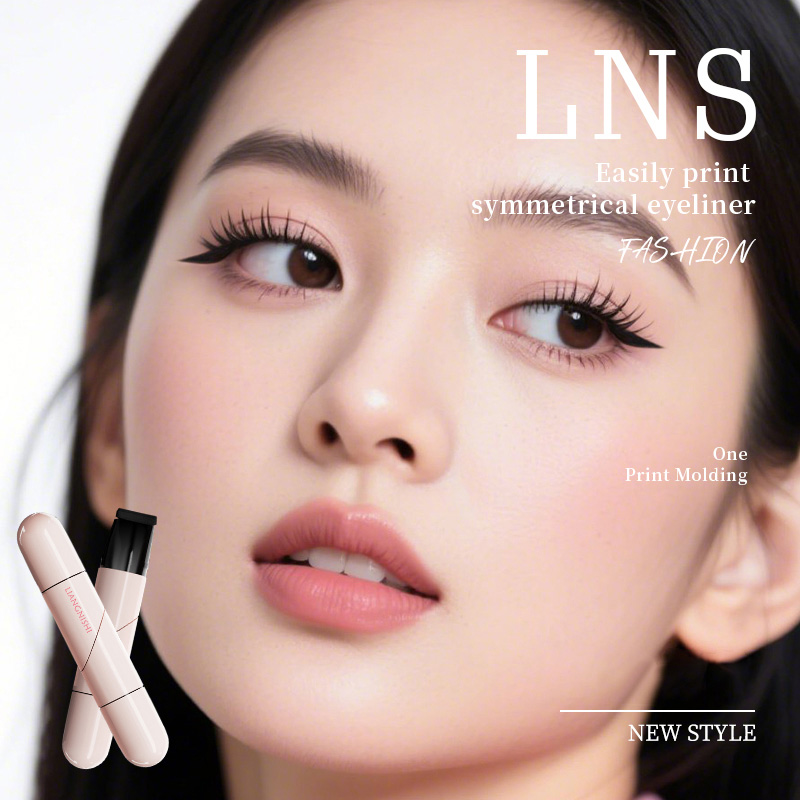 Caneta Delineadora De Asa De 1 Carimbo-À Prova D'água , De Secagem Rápida E De Ponta Dupla Para Maquiagem Perfeita De Ol