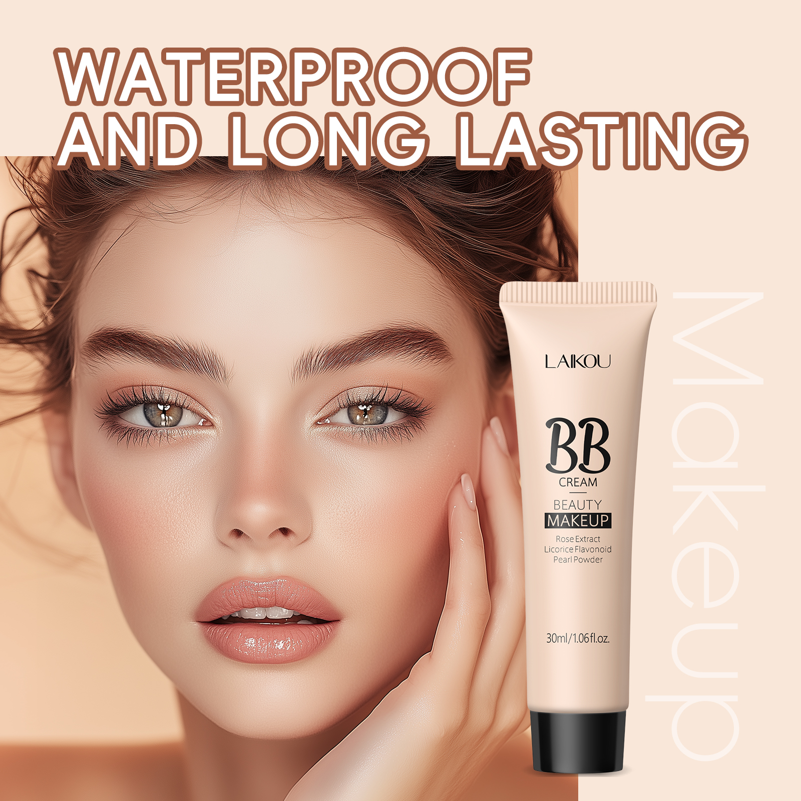 6-Creme BB Color 30ml : Maquiagem Natural , Corretivo Facial , Base Líquida