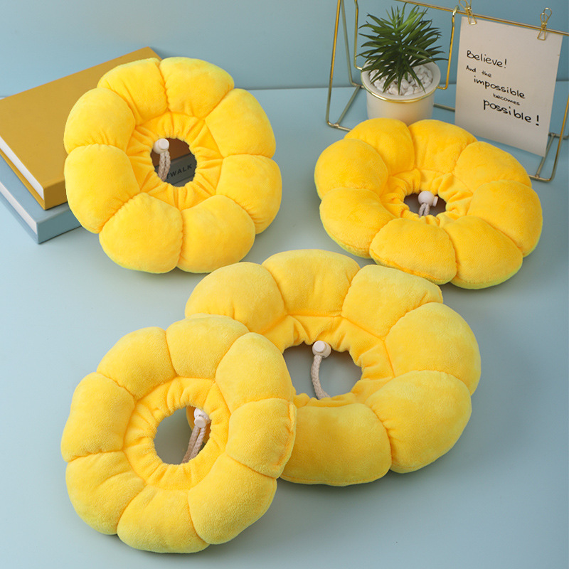 Coleira Elisabetana De Girassol Macio PetSol Para Cães E Gatos , Cone De Recuperação Ajustável Após Cirurgia , Eletrônic em Oferta na Shopee