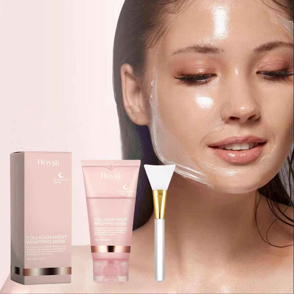 Hoygi Collagen Tear Mask Puxando Máscara De Limpeza Hidratante Suave 75g