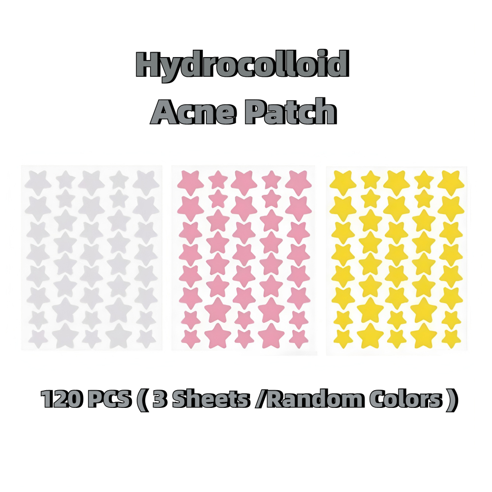 120 Pcs Patches De Espinhas Para Rosto , Adesivos Hidrocolóides Acne Cobrir , Manchas E Fugas Coloridos Kit De Ferrament