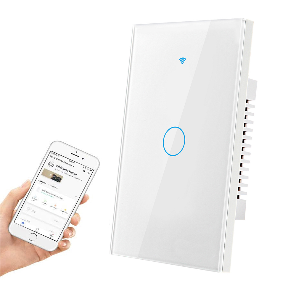 Funciona com interruptores de luz LED de parede sem fio Tuya Smart Life com controle remoto, sensor de toque e controle