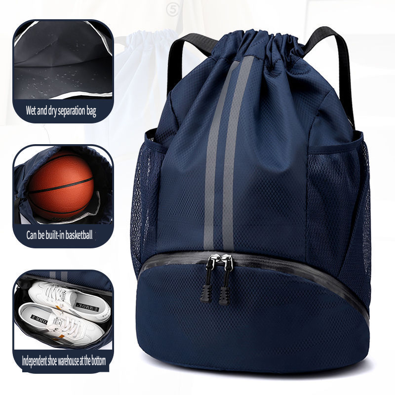 TESHY Basquete Futebol bagpack Natação Unissex Mochila Com Cordão Impermeável-Bolsa De Ginástica , Esportiva Para Caminh