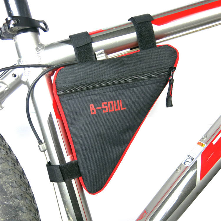 Nova Bolsa Triangular Impermeável para Bicicleta, Equipamento de Armazenamento para Quadro de Bicicleta de Montanha,
