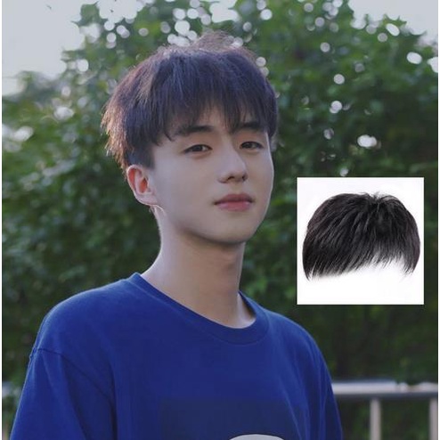 Patch De Cabelo Superior Masculino-Extensão Branco Respirável Para Cobertura E Estilo Naturais