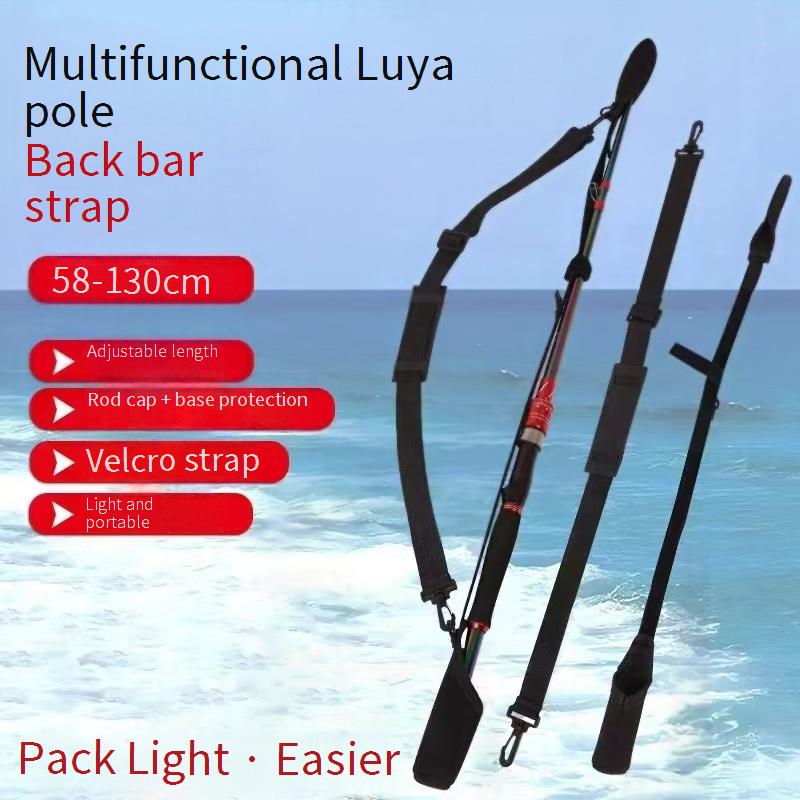 Novo Suporte De Vara De Pesca Para Amarras, Com Velcro Reforçado E Protetor De Vara, Incluindo Alças De fixação