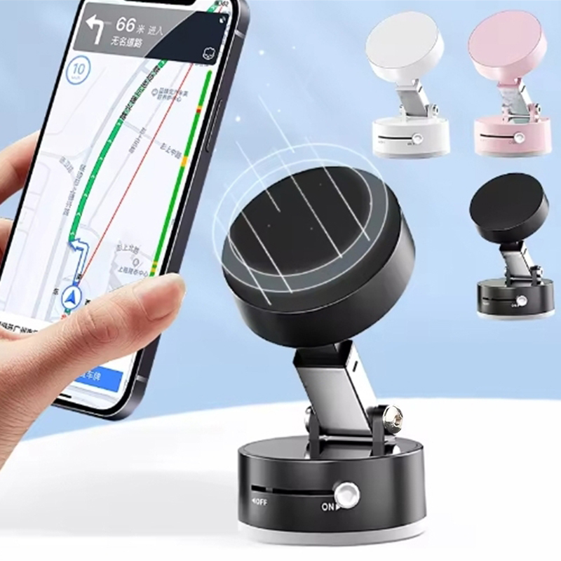 Suporte Magnético Para Telefone-360 ° Dobrável Carro Com Sucção A Vácuo Uso Em iPhone ,/Ac...