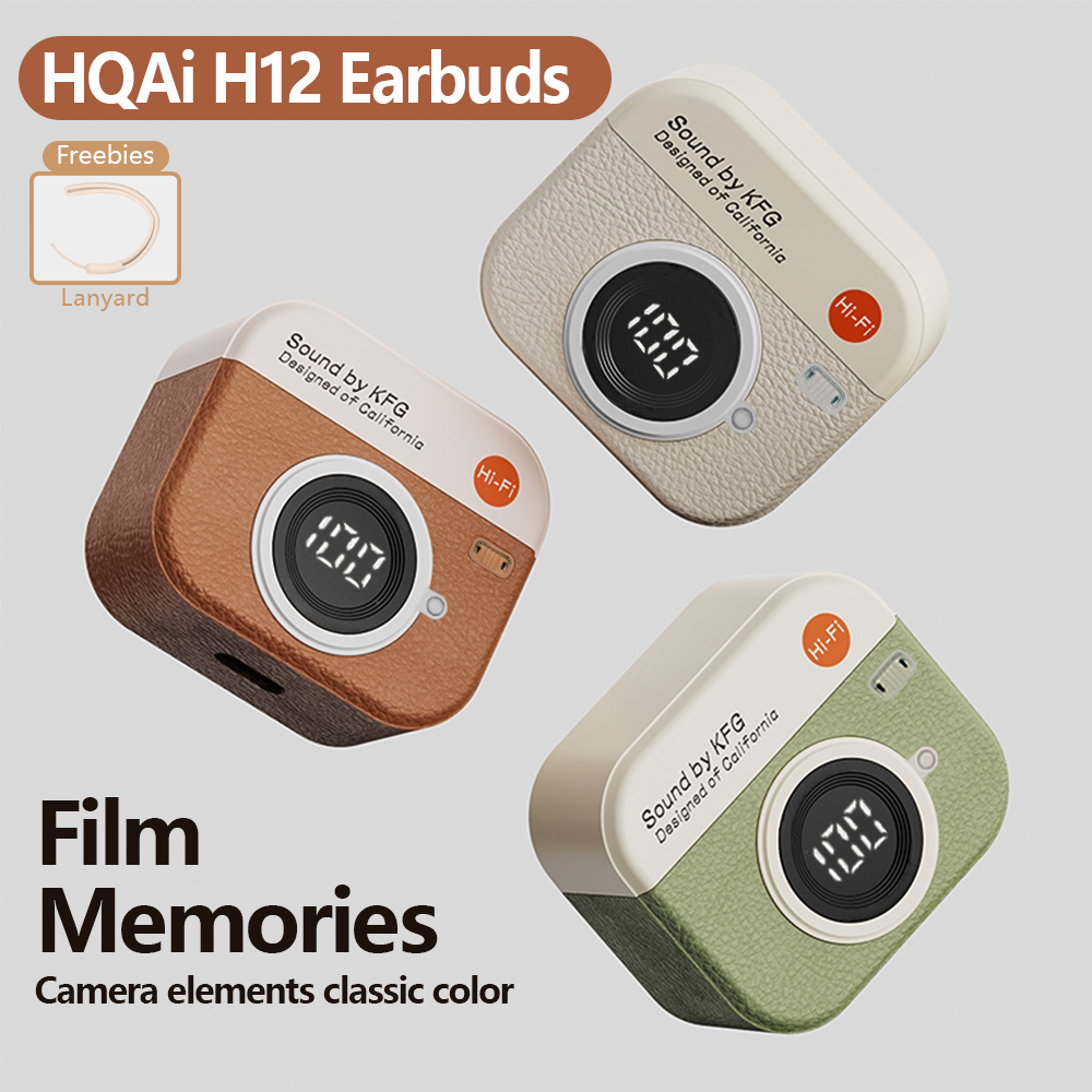HQAi H12 Fones De Ouvido Com Microfone Embutido À Prova D'água Para iPhones Dispositivos Móveis Touch Conter Cancelament