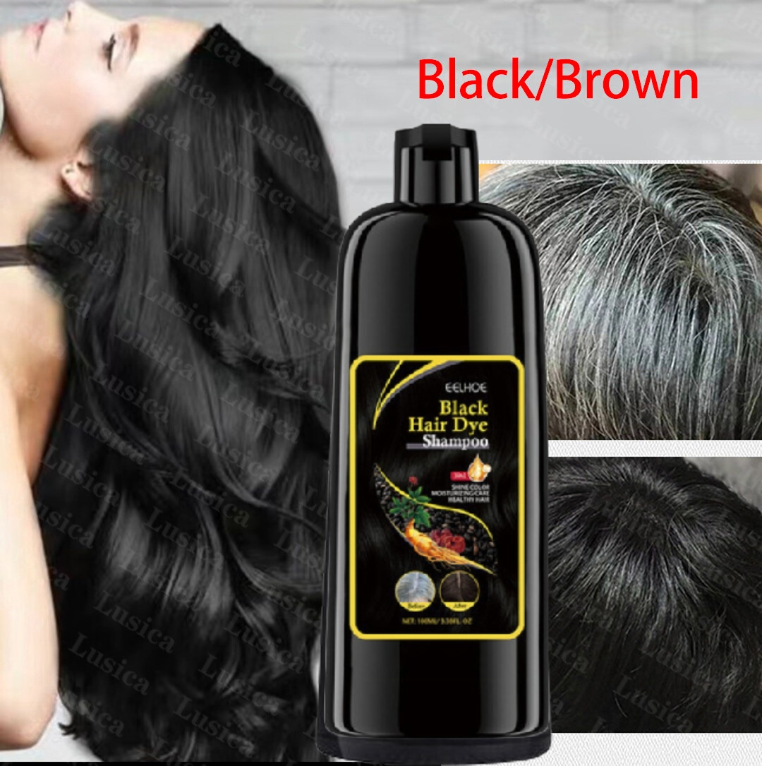 Shampoo De Tintura De Cabelo Hidrata , Melhora A Cor Do Naturalmente Mais Escuro 100ML