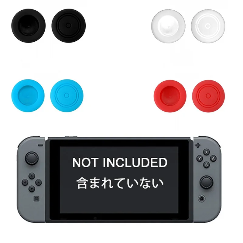 Capas de Silicone para os Botões Analógicos do Controle do Nintendo Switch - Acessórios para Jogos.