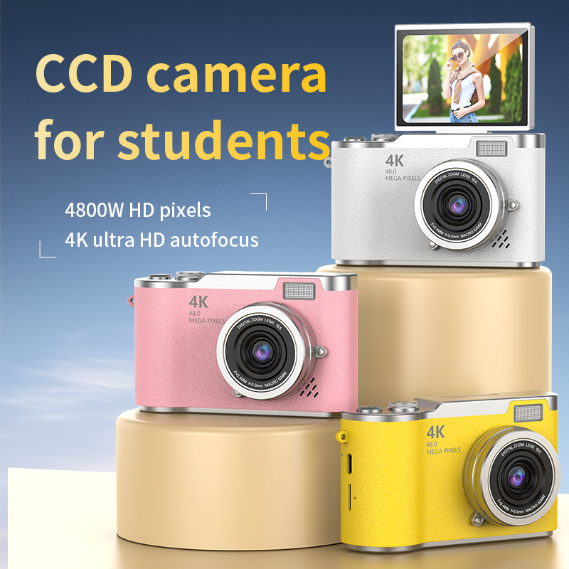 Câmera De Fotografia Digital CCD 8X Zoom Tela De 2.4 Polegadas Para Iniciantes