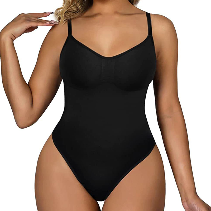 Modelador Feminino Com Controle De Barriga, Body Tanga E Corset Redutor De Cintura, Com Ab...