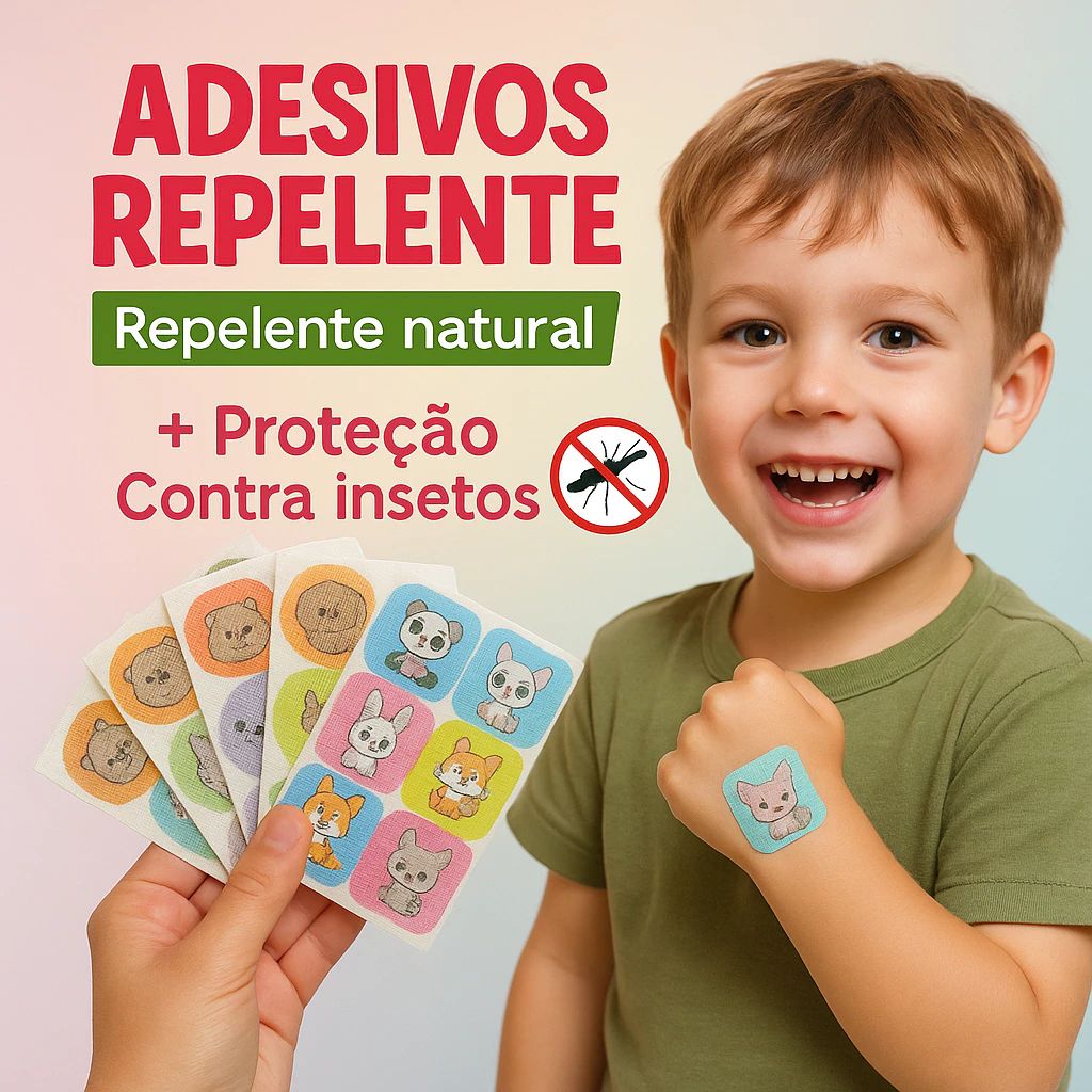 144 Unidades De Adesivos Repelentes De Insetos E Mosquitos Para Cuidados De Saúde Do Bebê , Com A Pele