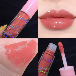Brilho labial Brilho labial Tintura labial Pérola Hidratante de longa duração Batom espel…