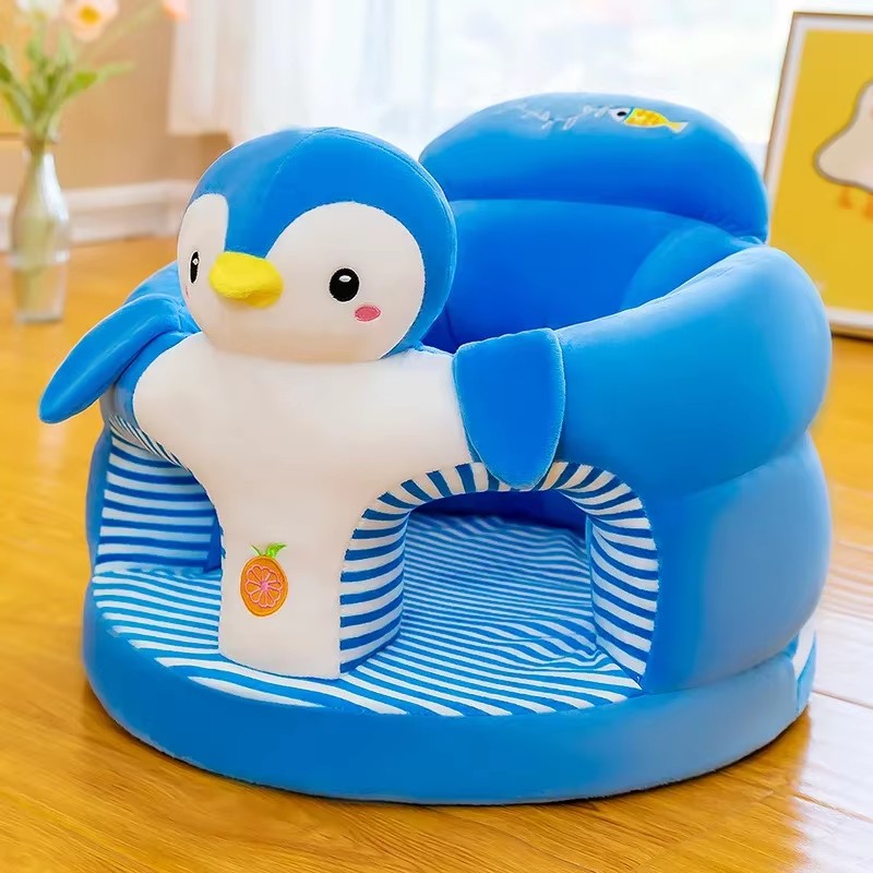 Capa De Assento Fofa Para Sofá De Bebê : Cadeira De Pelúcia Aprender A Sentar , Alimentar ...