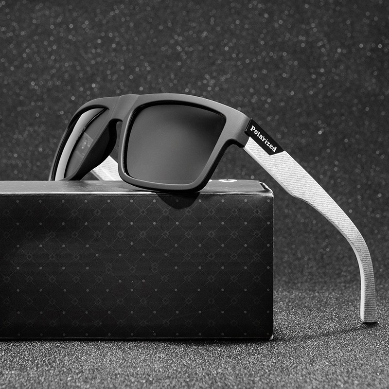 Óculos De Sol Quadrados Luxuosos Masculinos-Polarizados E Perfeitos Para Dirigir Atividades Esportivas