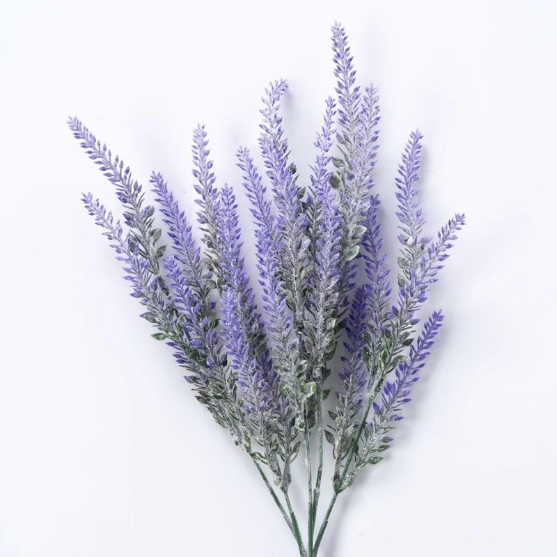 5Pcs Artificial Lavanda Falsas Flores Provença Decoração Estilo Nórdico Armazenamento de Vasos Home Decor Bouquet