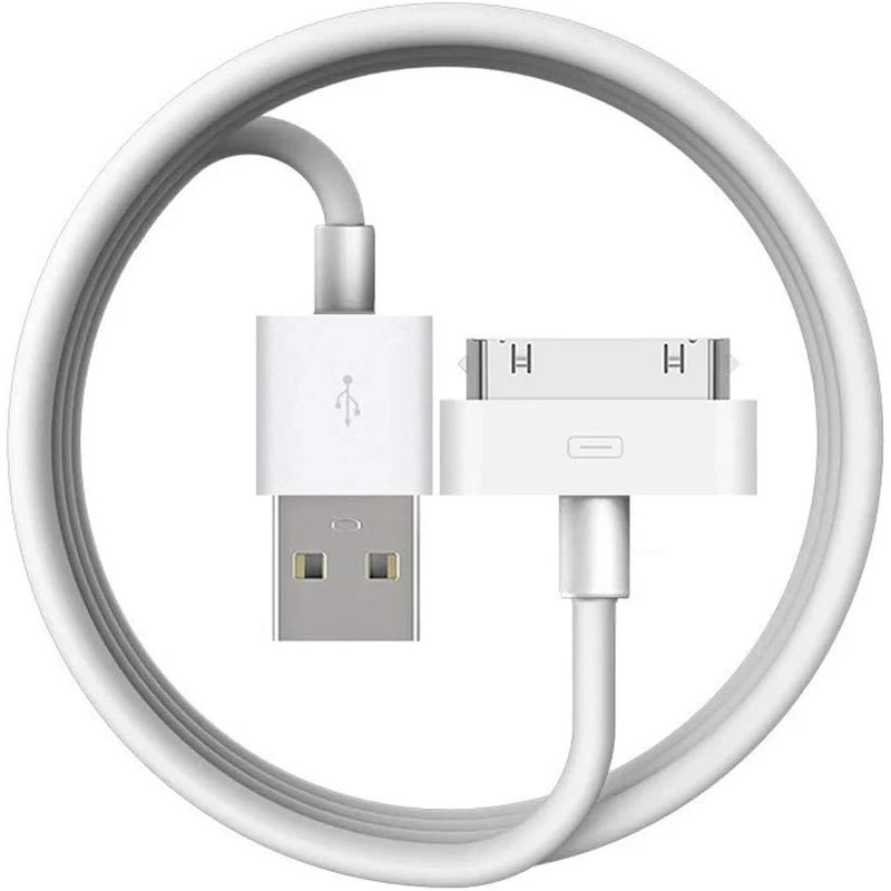 Novo Adaptador de Cabo de Carregamento de Dados Nano Touch de 30 Pinos para iPhone 4 4s 3G 3GS iPad 1 2 3 iPod Celular