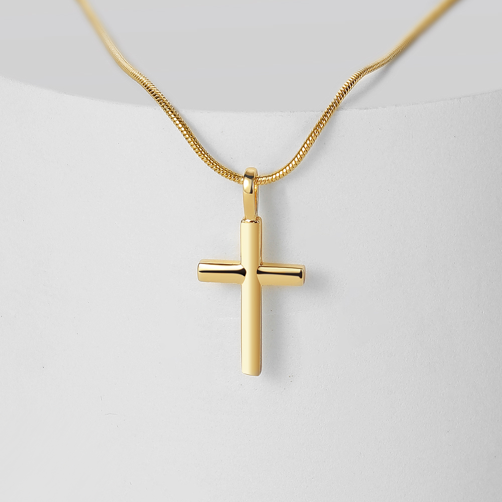 Cobra Européia Americana Fashion Chain Material de Cobre Colar de Cobre Cross Pendant Jóias de Hip Hop