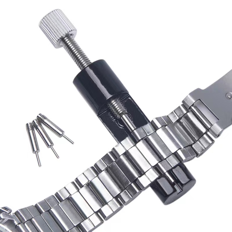 Removedor de elos de pulseira de metal ajustável: ferramenta com 3 pinos bônus para conveniência