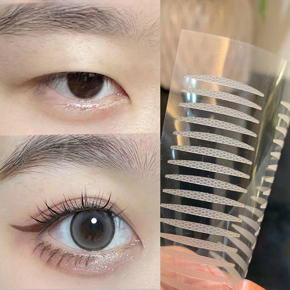 Adesivo para Pálpebras Dupla Pálpebras Sem Cola Sem Marcação Creme de Estilo Invisível de Longa Duração Fada de Fita de Fibra Pálpebras Natural St