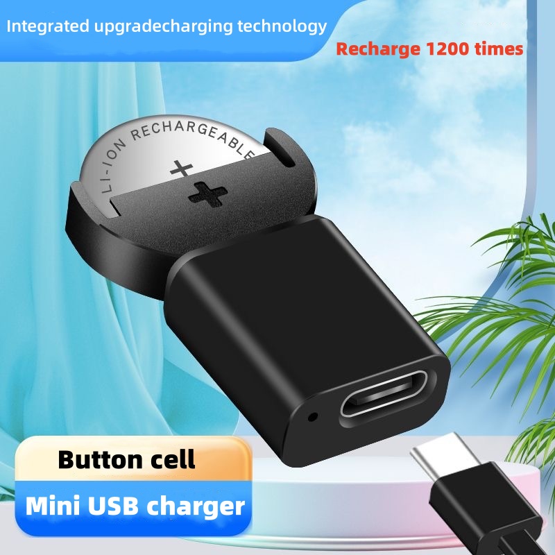 Novo Novo Novo para Baterias LIR2032 LIR1632 LIR2025 LIR2016 LIR2032H Carregador de Moeda de Lítio Tipo-C de Longa
