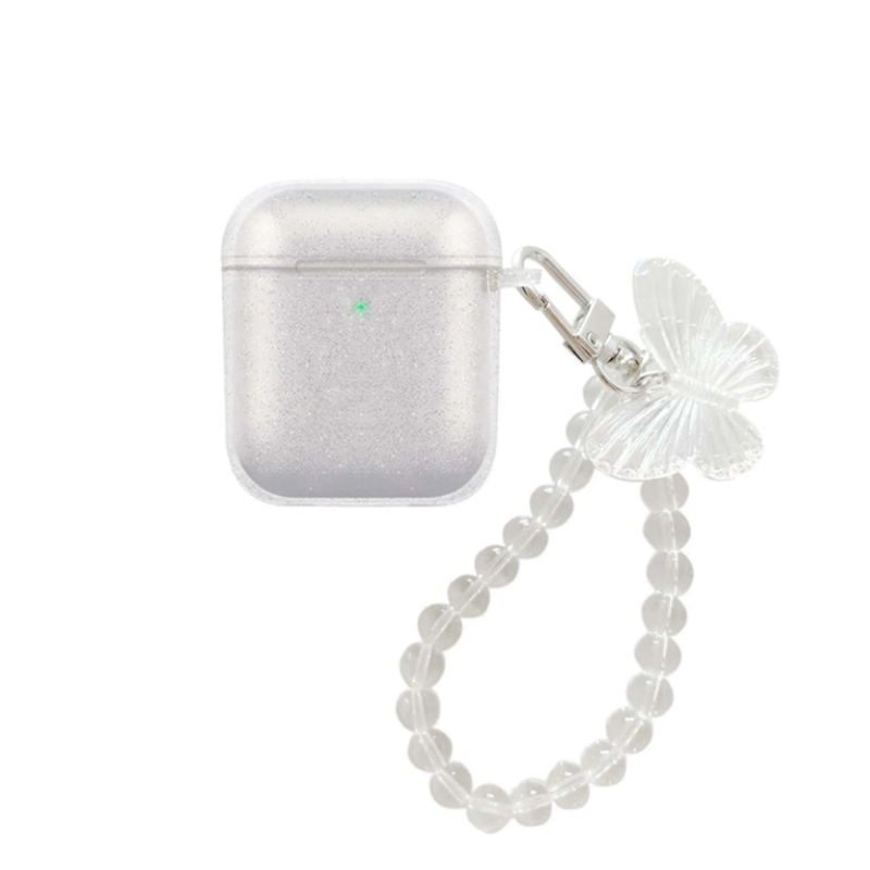 Capa Protetora Piscando TPU Cristal para AirPods Pro 3ª Geração e 4ª Geração