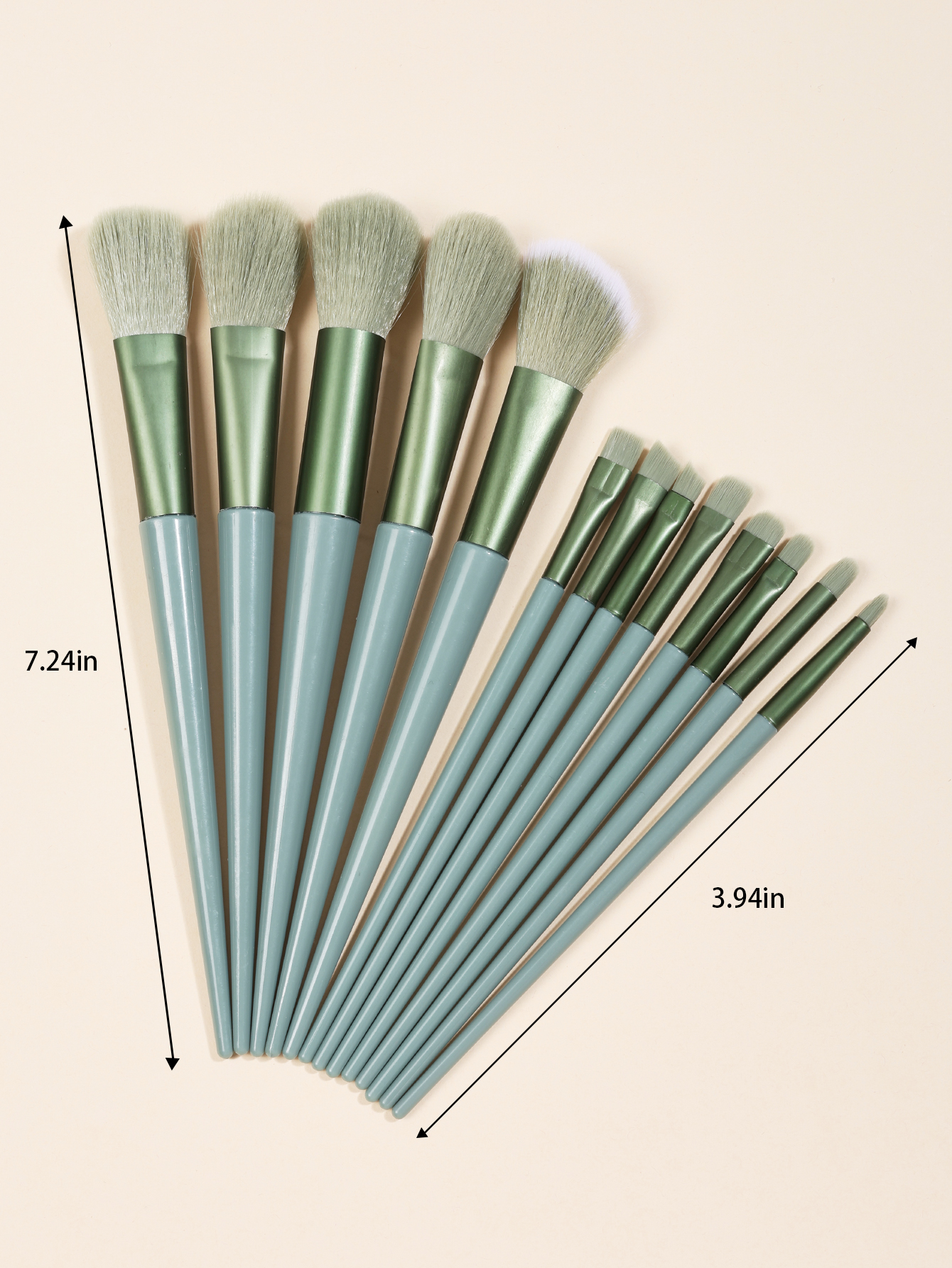 13 Pcs Brown Makeup Brushes Beauty Makeup Brush Set Bristles Soft Blush Eyeshadow Concealer Foundation Pó Solto