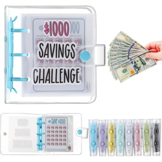 1000 Desafio De Poupança De Dinheiro Com 25 Fichários Mini Livro De Envelopes Para Orçamento Planejador Presente De Prêm em Oferta na Shopee
